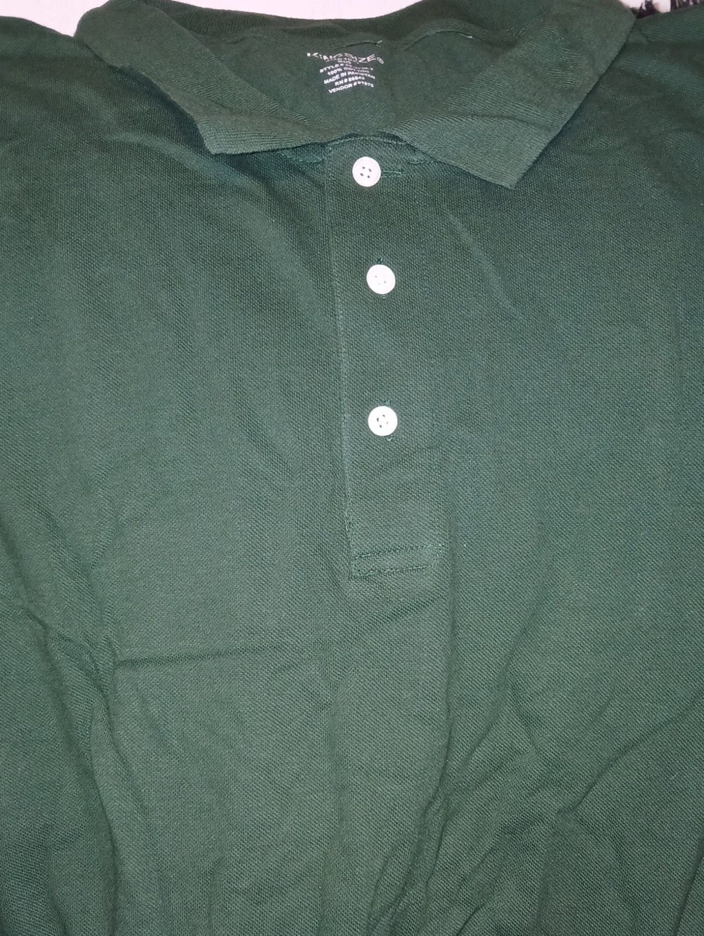 King Size Men's Dark Green Polo Shirt - Big & Tall